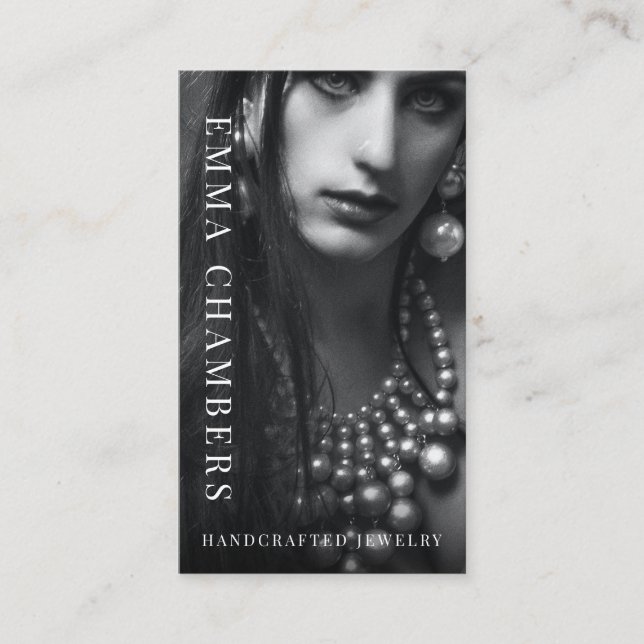 Tarjeta de presentación moderna del Diseñador de j (Anverso)