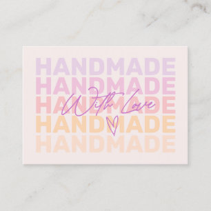 Tarjeta de presentación moderna Gracias a la peque