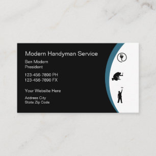 Tarjeta de presentación moderna Handyman 4