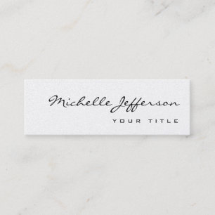 Tarjeta de presentación moderna minimalista elegan