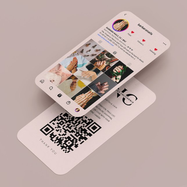 Tarjeta de presentación moderna Nail Tech Lash Sty (Modern Nail Tech Lash Stylist Pink Business Card
)