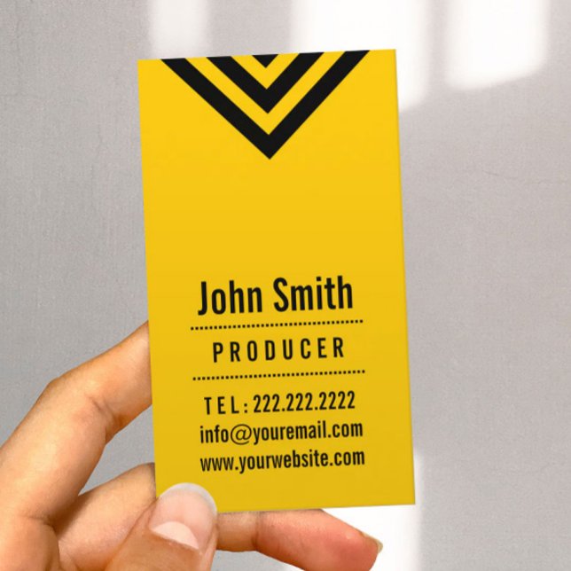 Tarjeta de presentación moderna para productores n (Subido por el creador)