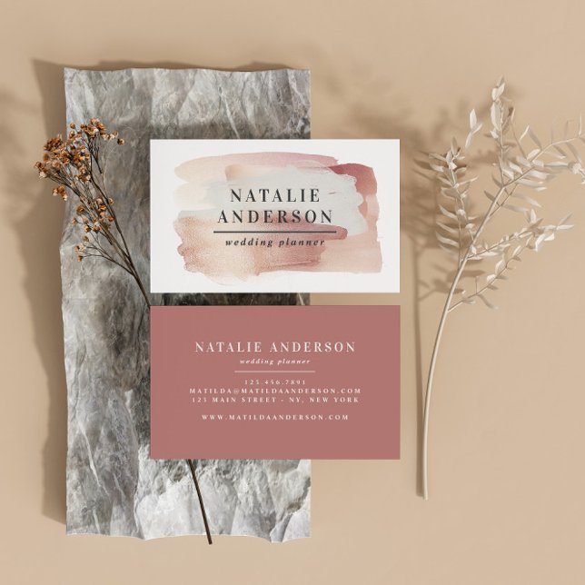 Tarjeta de presentación moderna y elegante de colo (Subido por el creador)