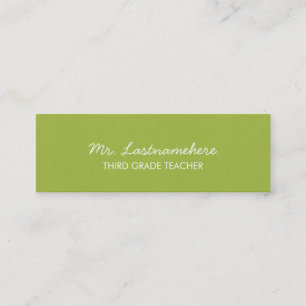 Tarjeta de presentación moderna y sencilla para p