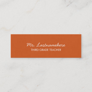 Tarjeta de presentación moderna y sencilla para p