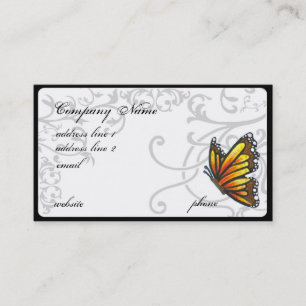 Tarjeta de presentación Monarch Butfly