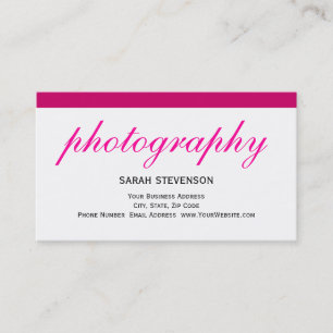 Tarjeta de presentación Monograma Blanco Rosa