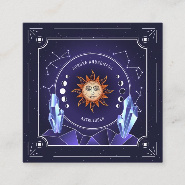 Tarjeta de presentación Mystic Sun (Anverso)