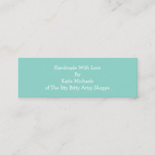 Tarjeta De Presentación Negocio pequeño hecho a mano