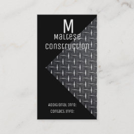 Tarjeta de presentación negra y Metalizado 2