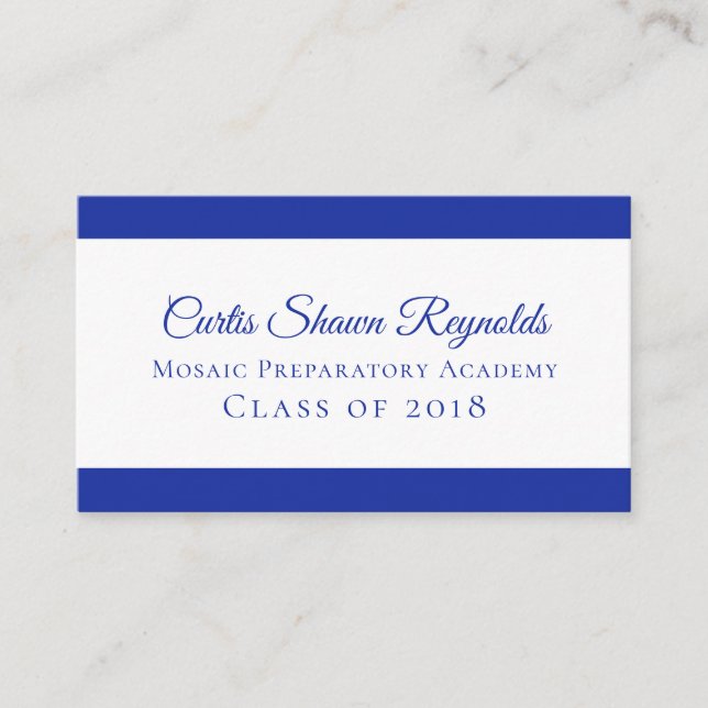 Tarjeta De Presentación Negrita moderna Cualquier color contemporáneo (Anverso)