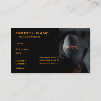 Tarjeta de presentación Ninja