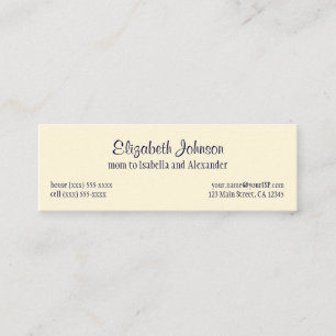 Tarjeta De Presentación Nochebuena vintage de Jessie Willcox Smith