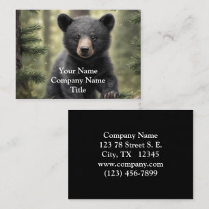 Tarjeta de presentación North Woods Little Black B