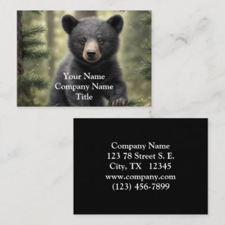 Tarjeta de presentación North Woods Little Black B