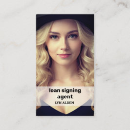 Tarjeta De Presentación Notario fotográfico QR Insta