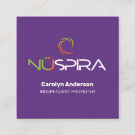 Tarjeta de presentación NuSpira Purple