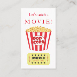 Tarjeta De Presentación Obtener una fecha de reproducción de película
