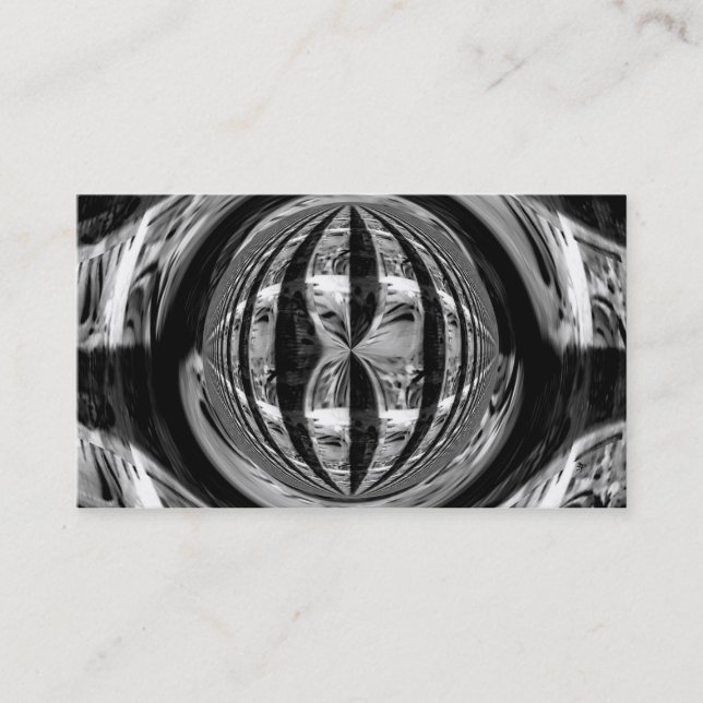 Tarjeta de presentación Orb Chrome Black (Anverso)