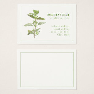 Tarjeta de presentación OREGANO 3.5x2.5 FRESH