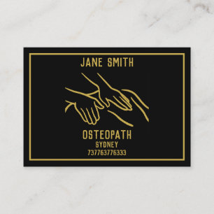 Tarjeta De Presentación Osteopath Profesional
