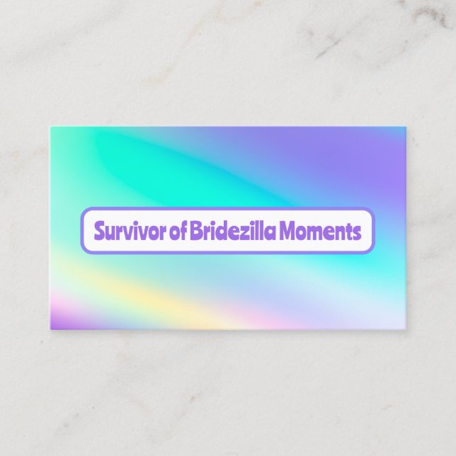 Tarjeta De Presentación Padre de la novia (Anverso)