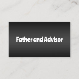 Tarjeta De Presentación Padre de la novia