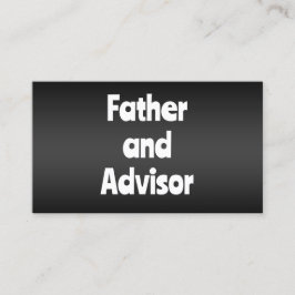 Tarjeta De Presentación Padre de la novia