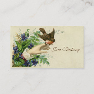 Tarjeta De Presentación Pájaro del Victorian a disposición visita la