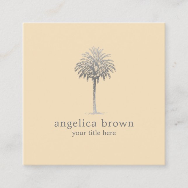 Tarjeta de presentación Palm Tree (Anverso)