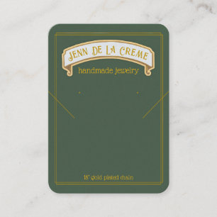 Tarjeta De Presentación Pantalla verde de joyas de las noches del Sahara