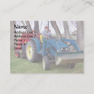 Tarjeta De Presentación Papá del tractor
