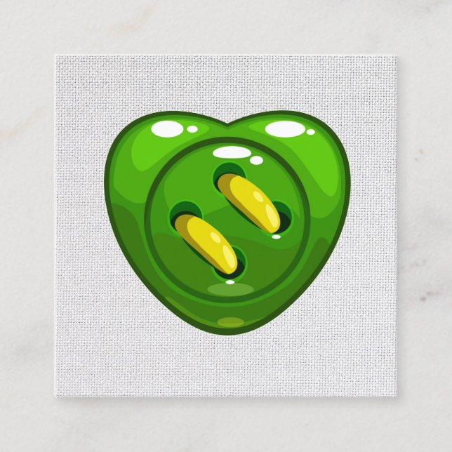 Tarjeta de presentación para artesanías de costura (Anverso)