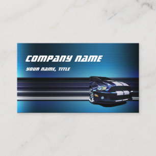 Tarjeta de presentación para automóvil Mustang Met