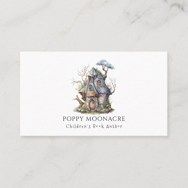 Tarjeta de presentación para autores de libros par (Anverso)