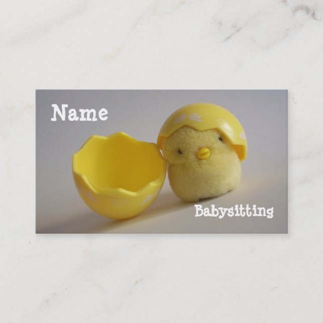Tarjeta de presentación para bebés (Anverso)
