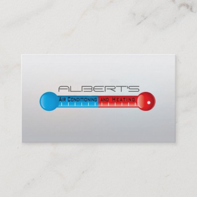 Tarjeta de presentación para calefacción y aire ac (Anverso)