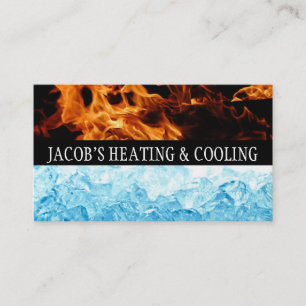 Tarjeta de presentación para calefacción y refrige