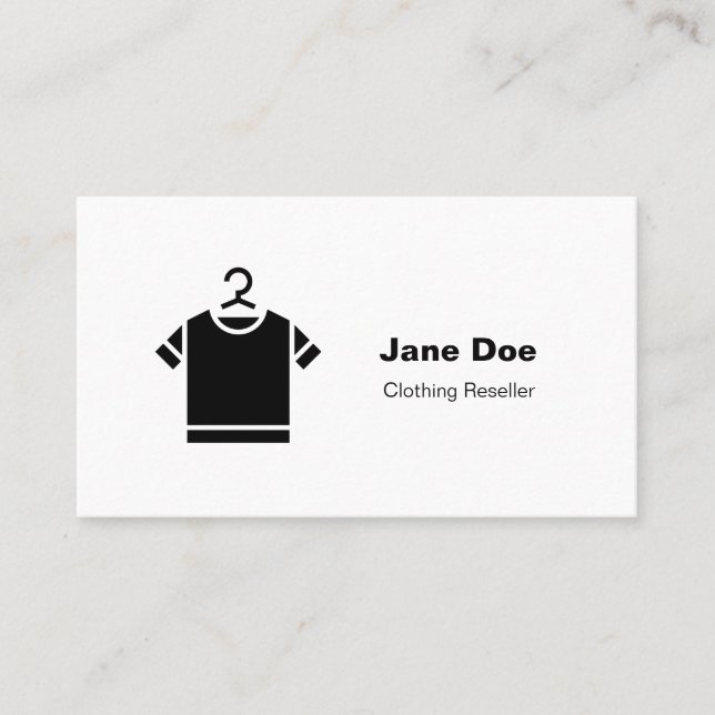 Tarjeta de presentación para camisetas - Personali (Anverso)