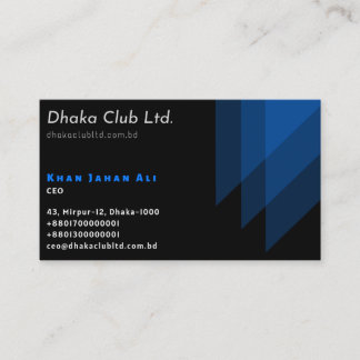 Tarjeta de presentación para CEO