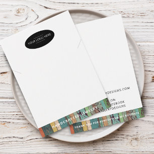 Tarjeta de presentación para collar Chic Add Your 