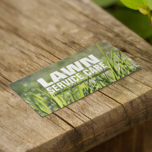 Tarjeta de presentación para cuidado del jardín y