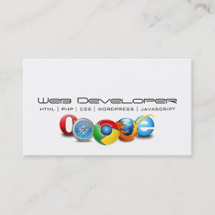tarjeta de presentación para desarrolladores web