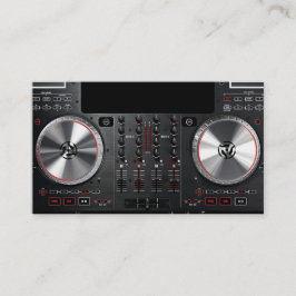 Tarjeta de presentación para DJ