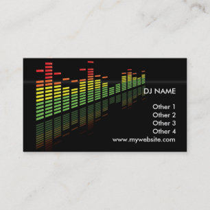 Tarjeta de presentación para DJ