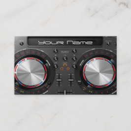 Tarjeta de presentación para DJ