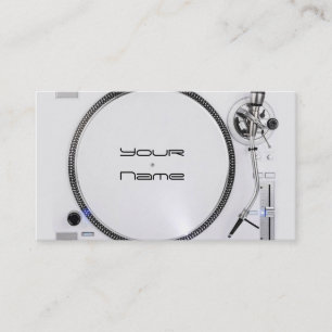 Tarjeta de presentación para DJ