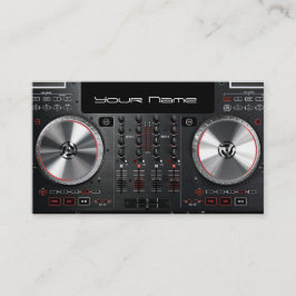 Tarjeta de presentación para DJ