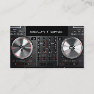 Tarjeta de presentación para DJ