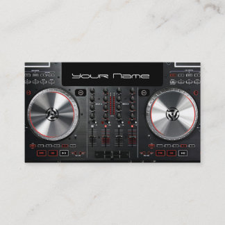 Tarjeta de presentación para DJ